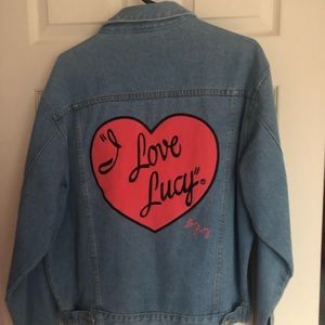 I Love Lucy denim jacket